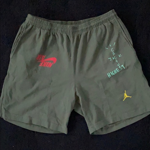 travis scott jordan shorts